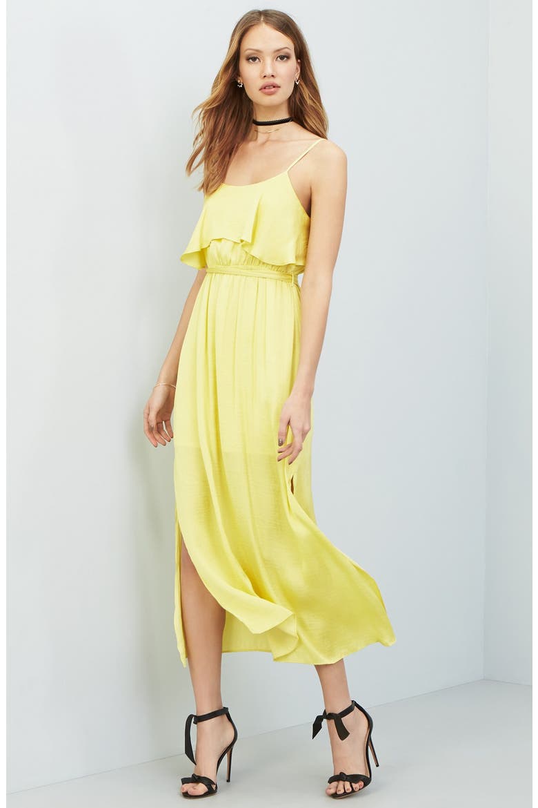 Serena Maxi Dress, Alternate, color, SUNSHINE