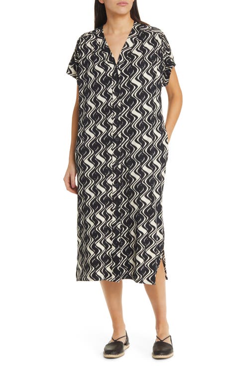 Odera Abstract Print Shift Dress