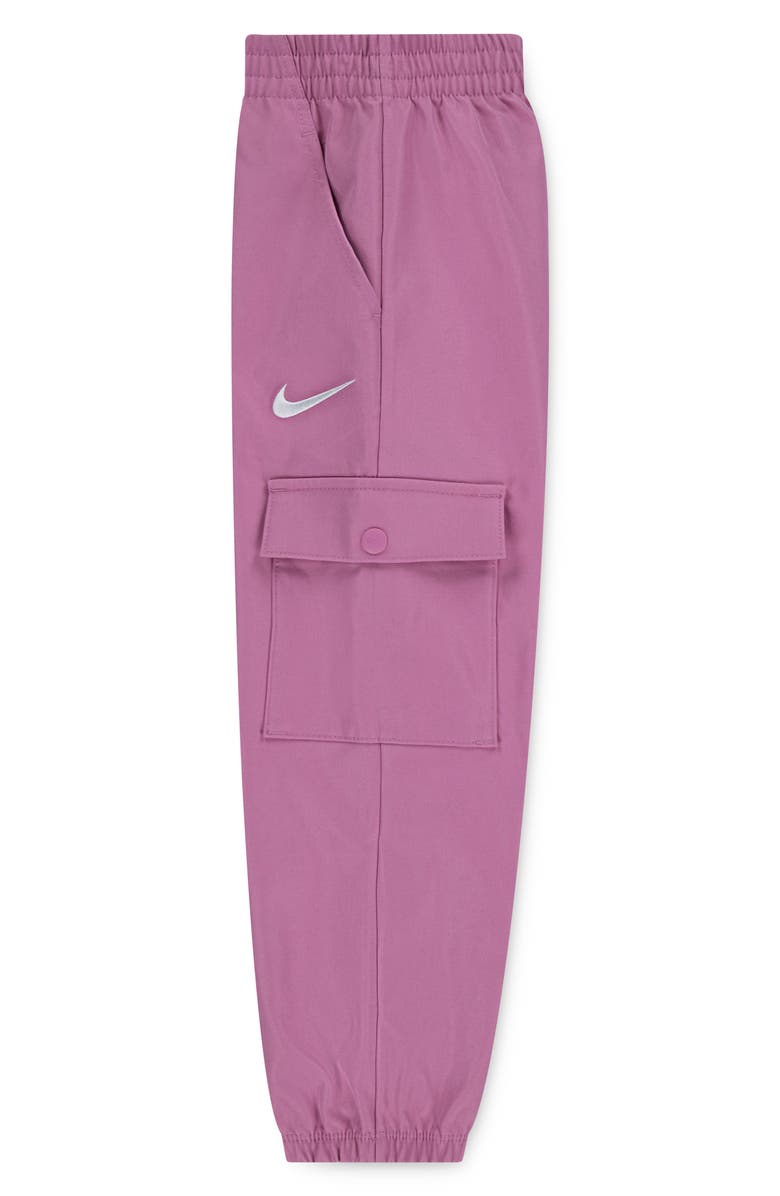 Nike Kids' Water Repellent Cargo Joggers, Alternate, color, Magic Flamingo
