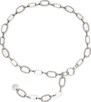 Steve Madden Twisted Link Chain Belt