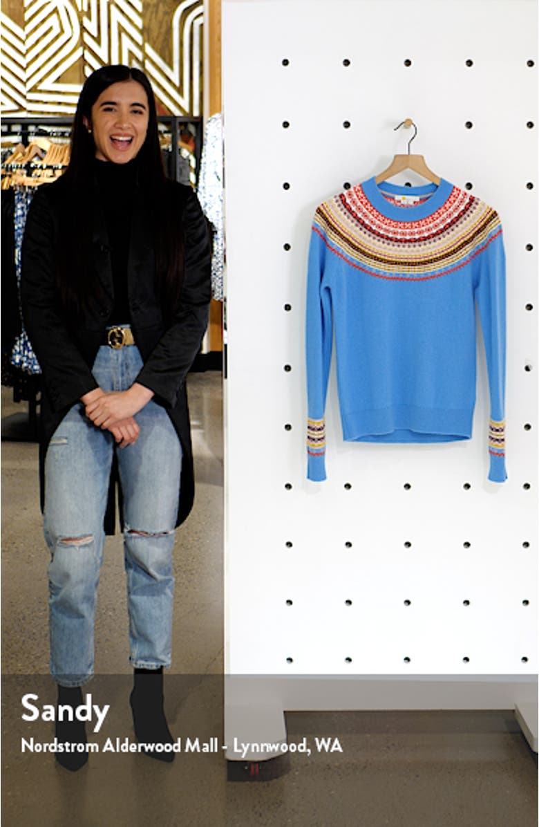 Aberdeen Fair Isle Crewneck Sweater, sales video thumbnail