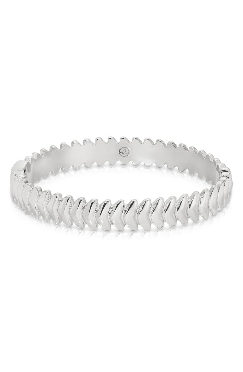 Ettika Vortex Cuff Bracelet, Main, color, Silver