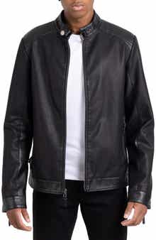 XRAY Faux Leather Racing Jacket