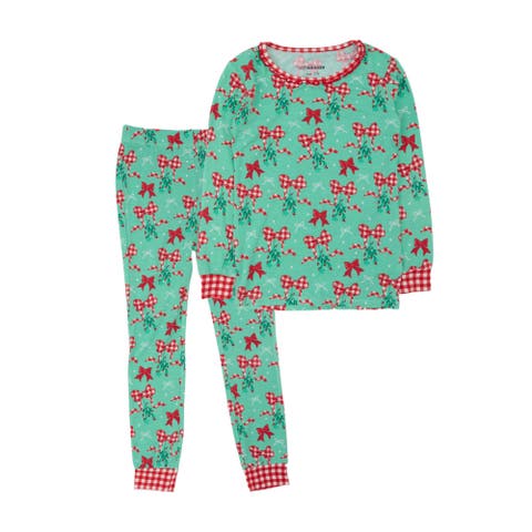 Ruffle Long Sleeve Pajama Set