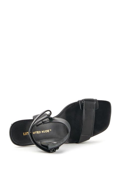 United Nude Cubist Sandal In Black