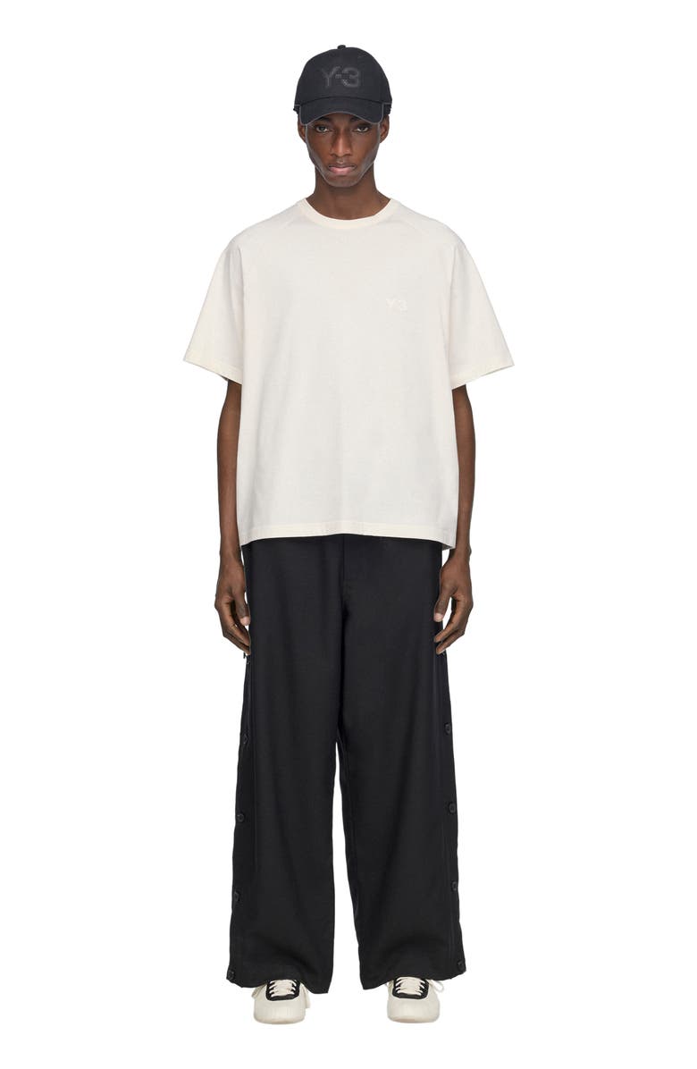 Y-3 Uniform Adaptive 3-Stripes Pants, Alternate, color, Black