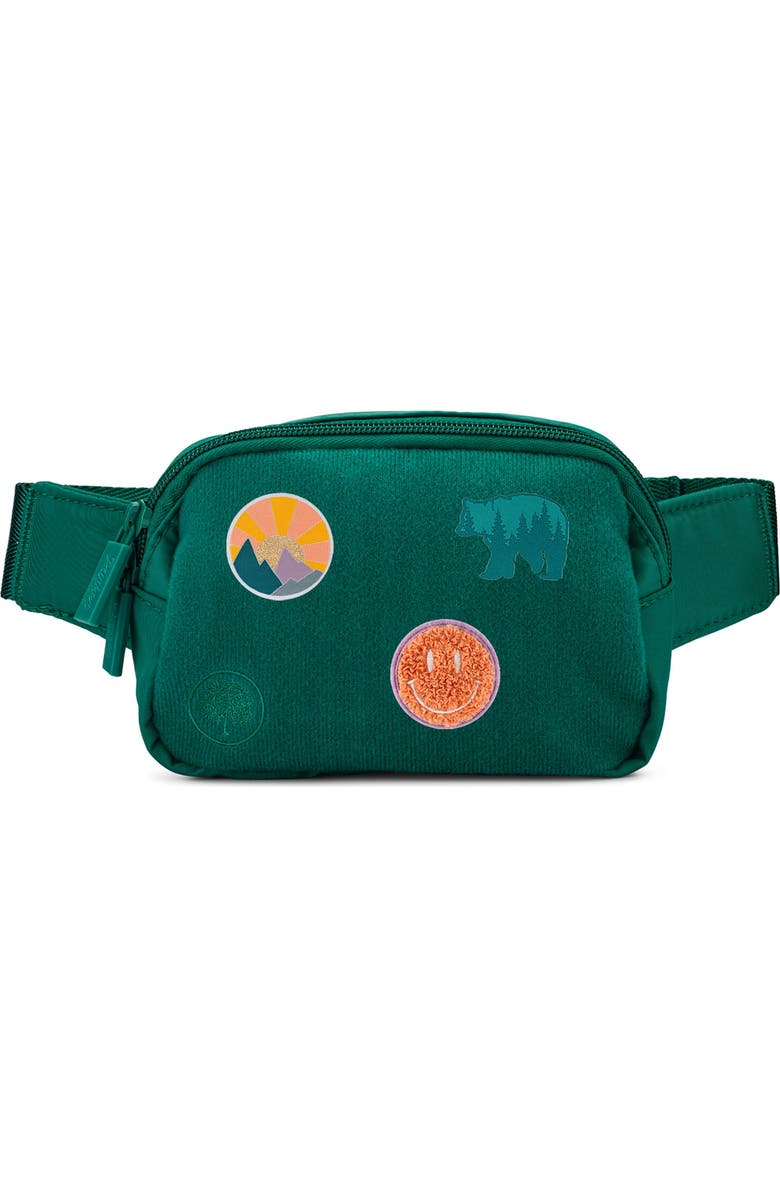 Parker Kids Co. Customizable Belt Bag + Patches - Adventure Set, Main, color, Peacock