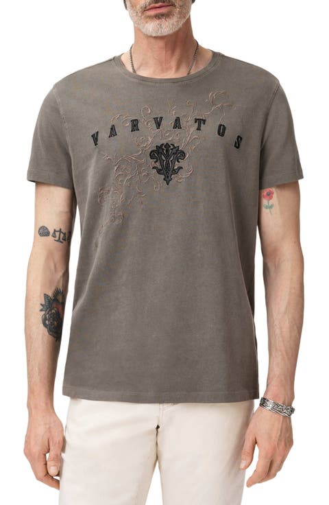 Embroidered Monogram Organic Cotton T-Shirt