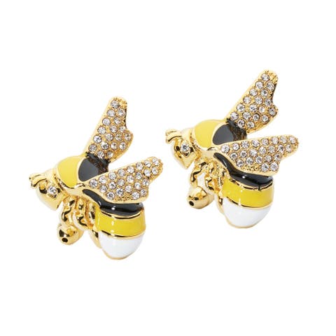 Crystal Bee Cufflinks