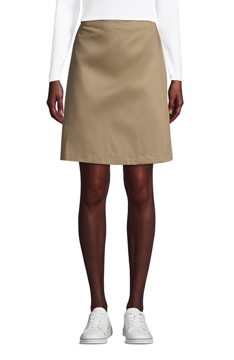 School Uniform Young  Blend Chino Skort Above Knee