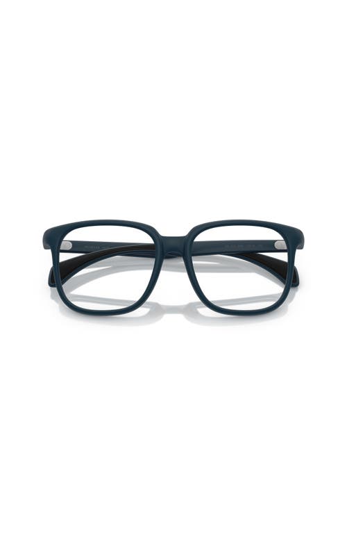 Moncler 53mm Square Optical Glasses In Blue