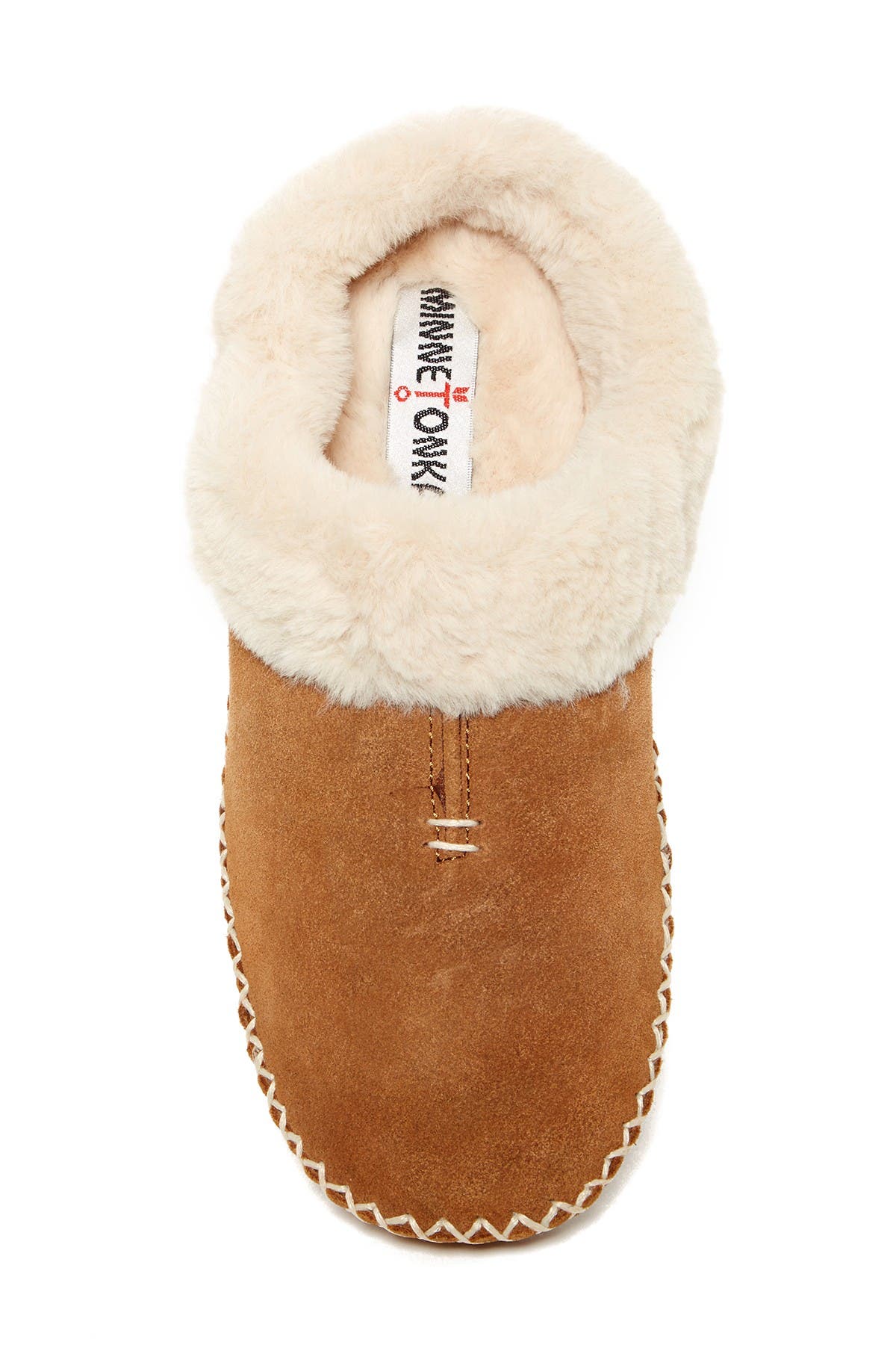 Minnetonka Carolina Faux Fur Lined Slipper, Alternate, color, 