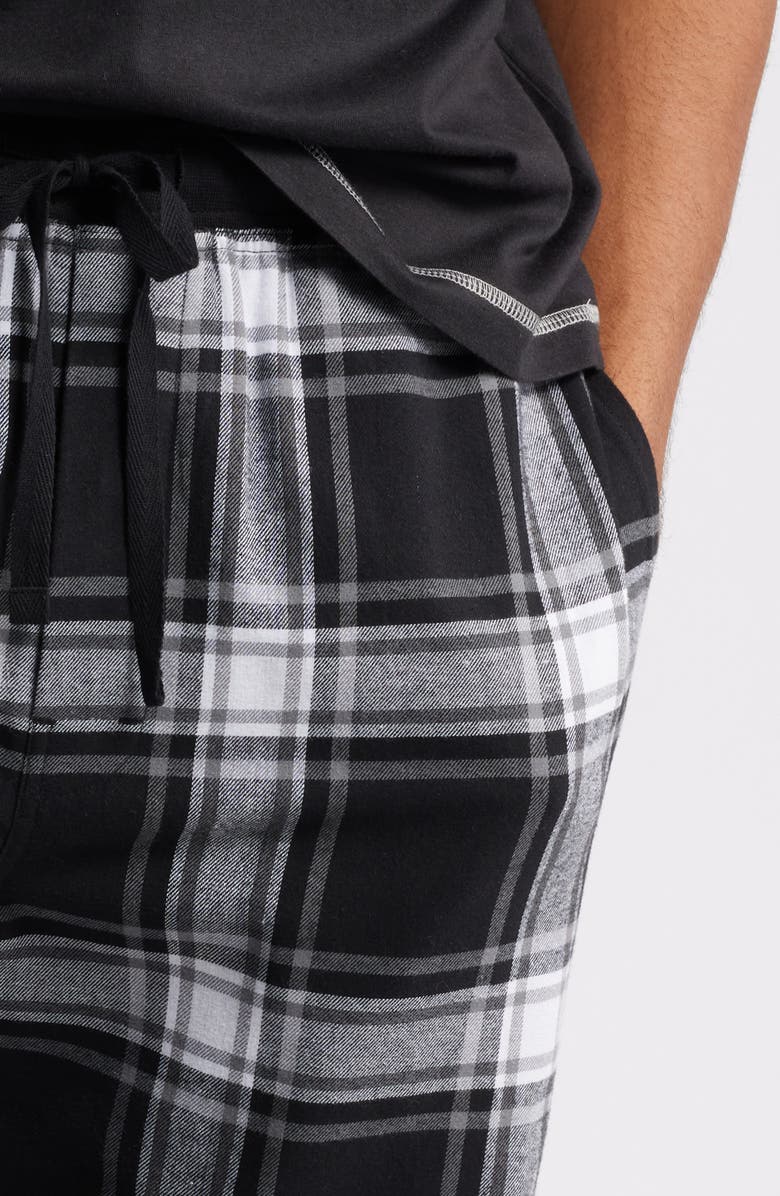 Majestic International Festive T-Shirt & Flannel Pajamas, Alternate, color, 