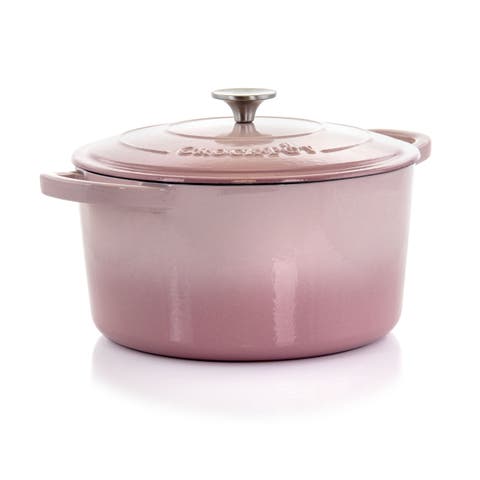 Artisan 2 Piece 7 Quarts Enamled Cast Iron Dutch Oven