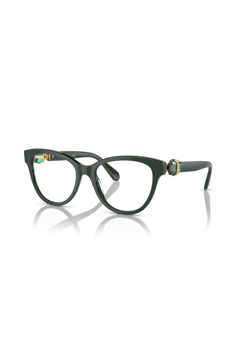 52mm Round optical glasses, Main, color, Green