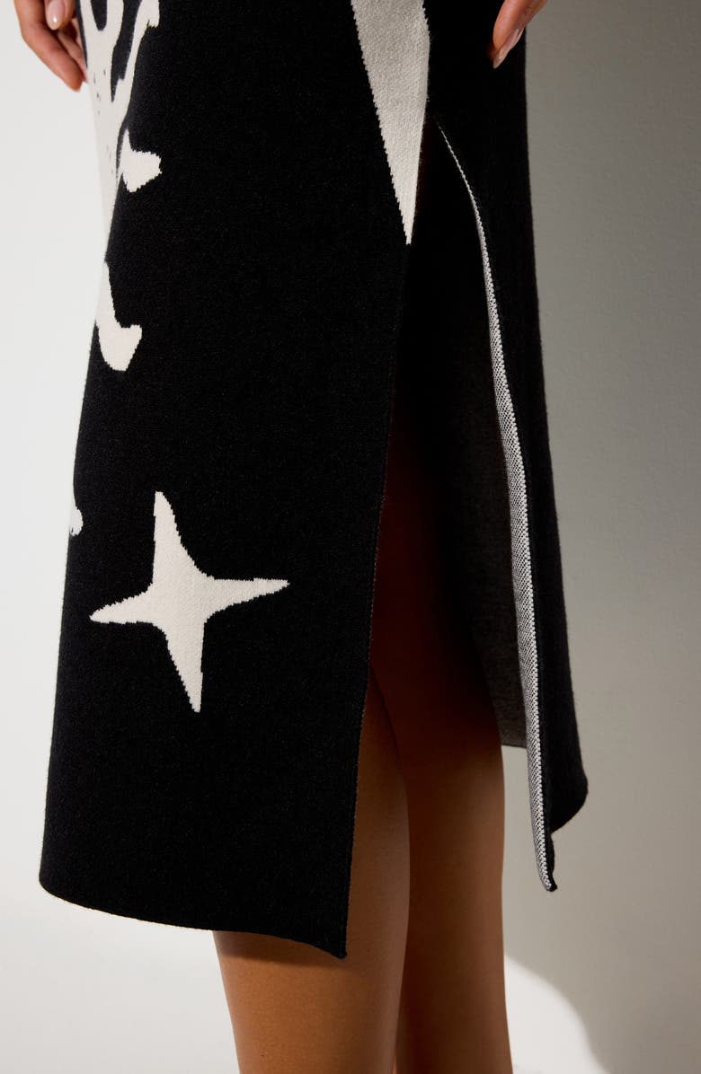 Spiritual Gangster Yasmin Sundrift Jacquard Dress, Alternate, color, Black