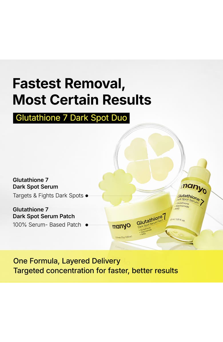 ma:nyo Glutathione 7 Dark Spot Serum Patch, Alternate, color, Light/ Pastel Yellow
