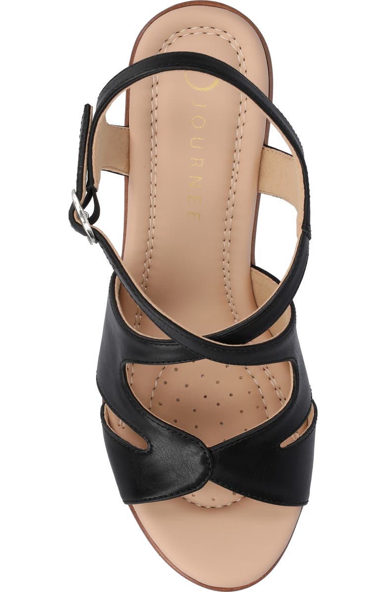 Journee Collection Kedzie II Wedge Sandal - Extra Wide Width Available, Alternate, color,