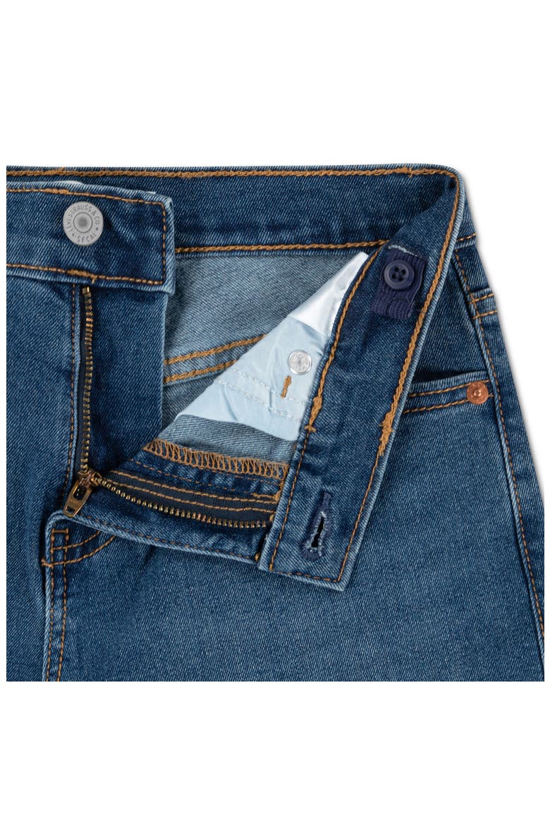Kids' High Waist Baggy Jeans, Alternate, color, PACIFIC BLUE