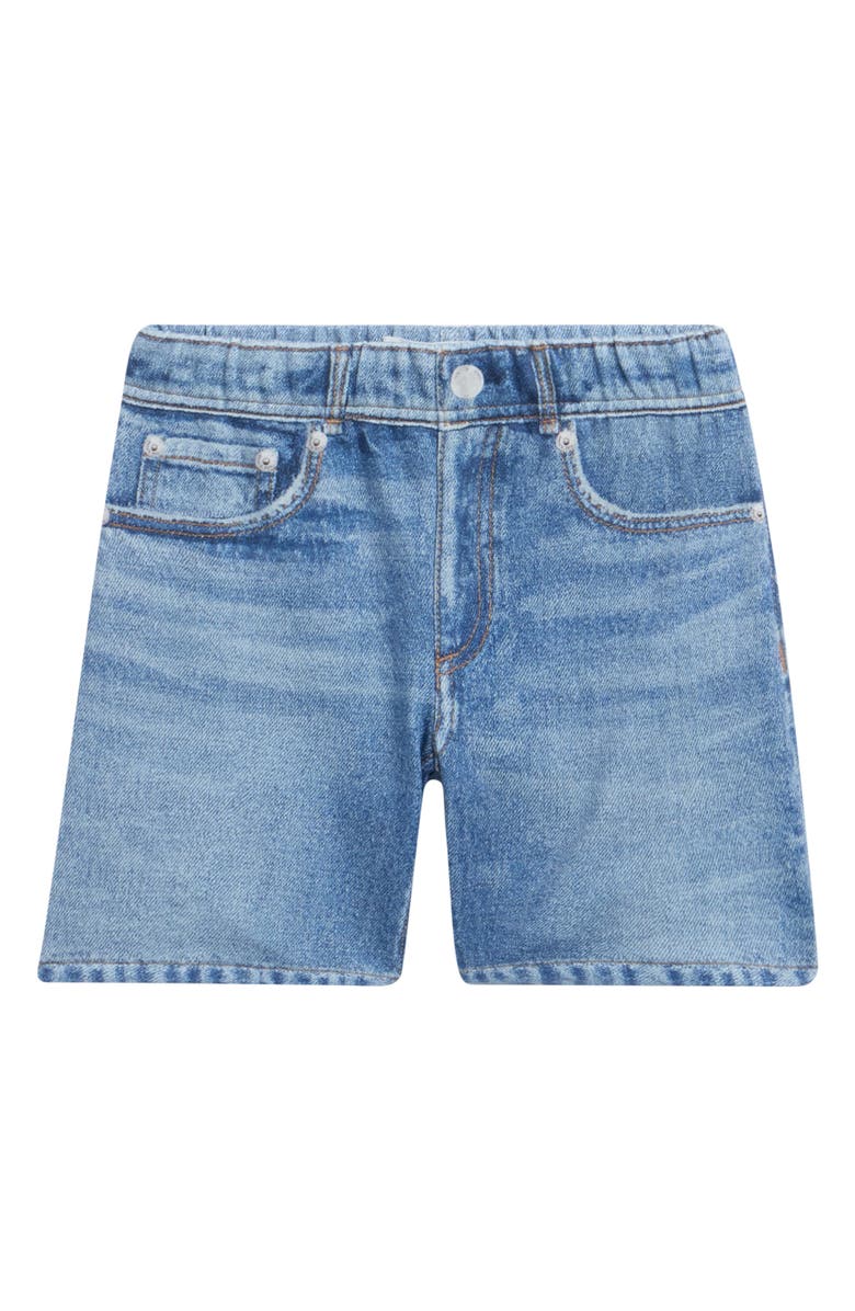 rag & bone Kids' Mini Miramar Terry Denim Bermuda Shorts, Main, color, Morse