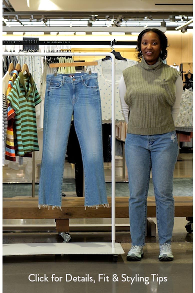 The Outsider Flood Frayed Ankle Bootcut Jeans video
