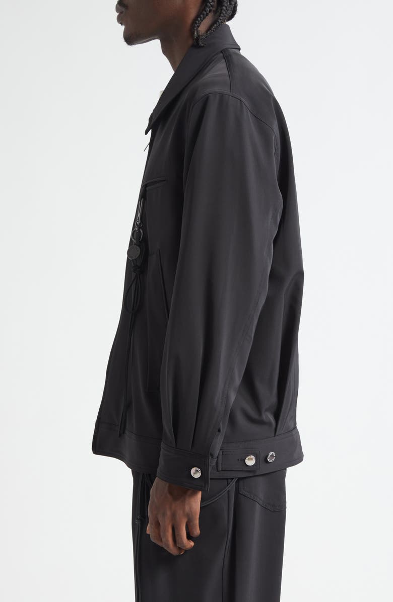 SONG FOR THE MUTE Coach's Jacket, Alternate, color, Black