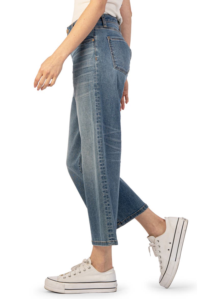 High Waist Ankle Wide Leg Jeans, Alternate, color, EXPEDITED W/ MED