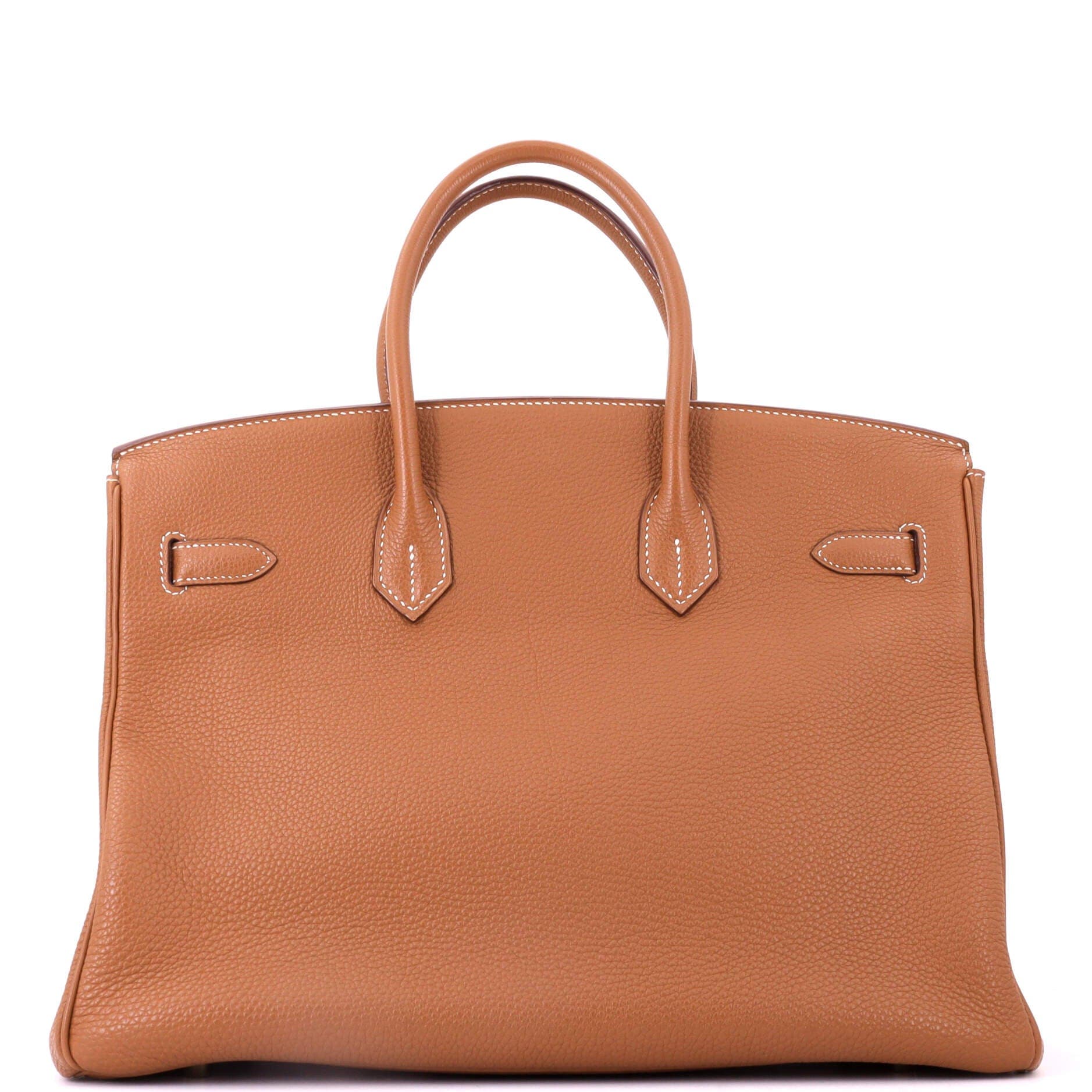 Birkin Handbag Brown Togo with Gold Hardware 35, Alternate, color, Metallic Gold