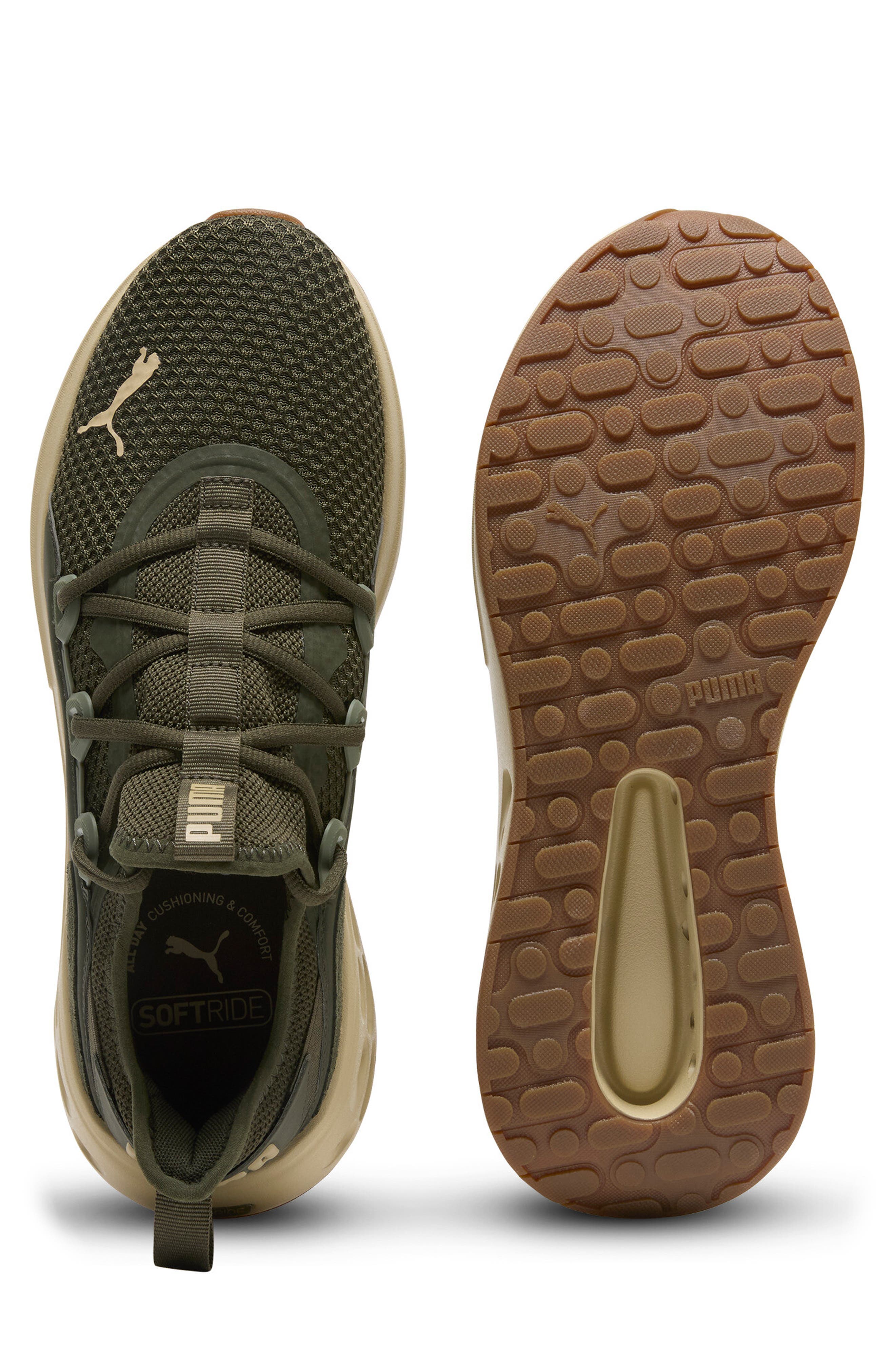 Softride Frequence Street Sneaker, Alternate, color, DARK OLIVE-TOASTED ALMOND
