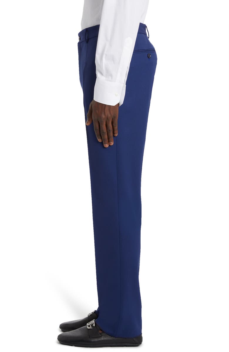 Dolce&Gabbana Stretch Virgin Wool Slim Leg Pants, Alternate, color, 