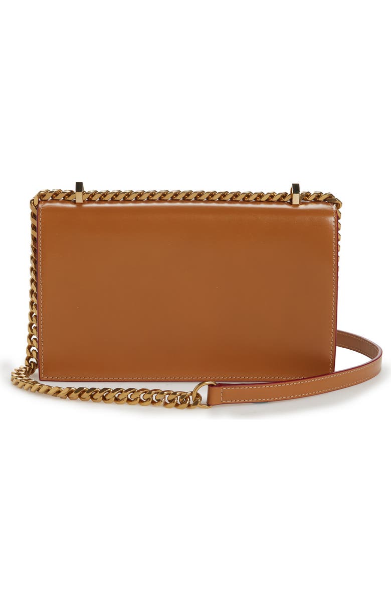 McQueen Jeweled Leather Satchel, Alternate, color,