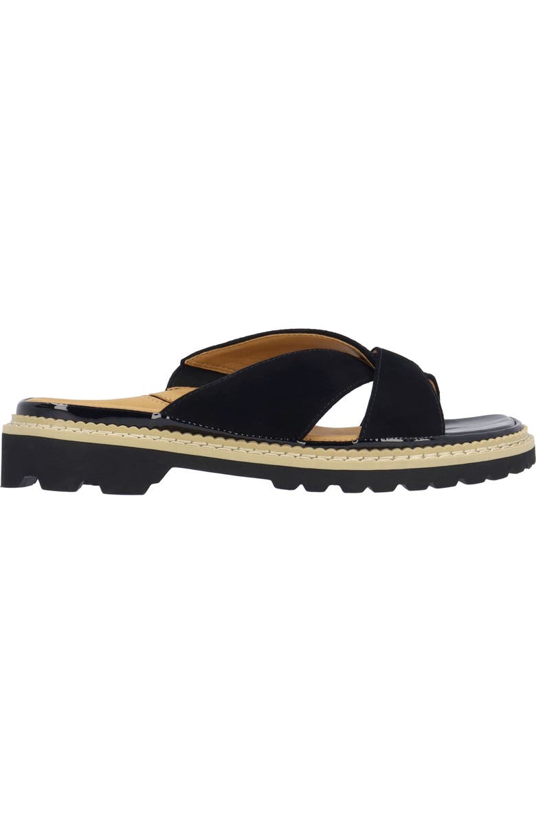 L'Amour des Pieds Deryn Slide Sandal, Alternate, color, Black