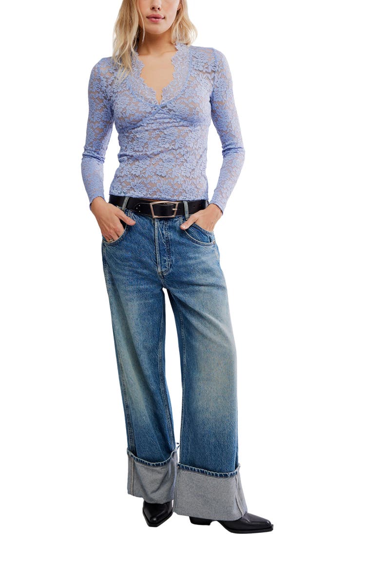 All Day Lace Crop Top, Alternate, color, DAWN BREEZE