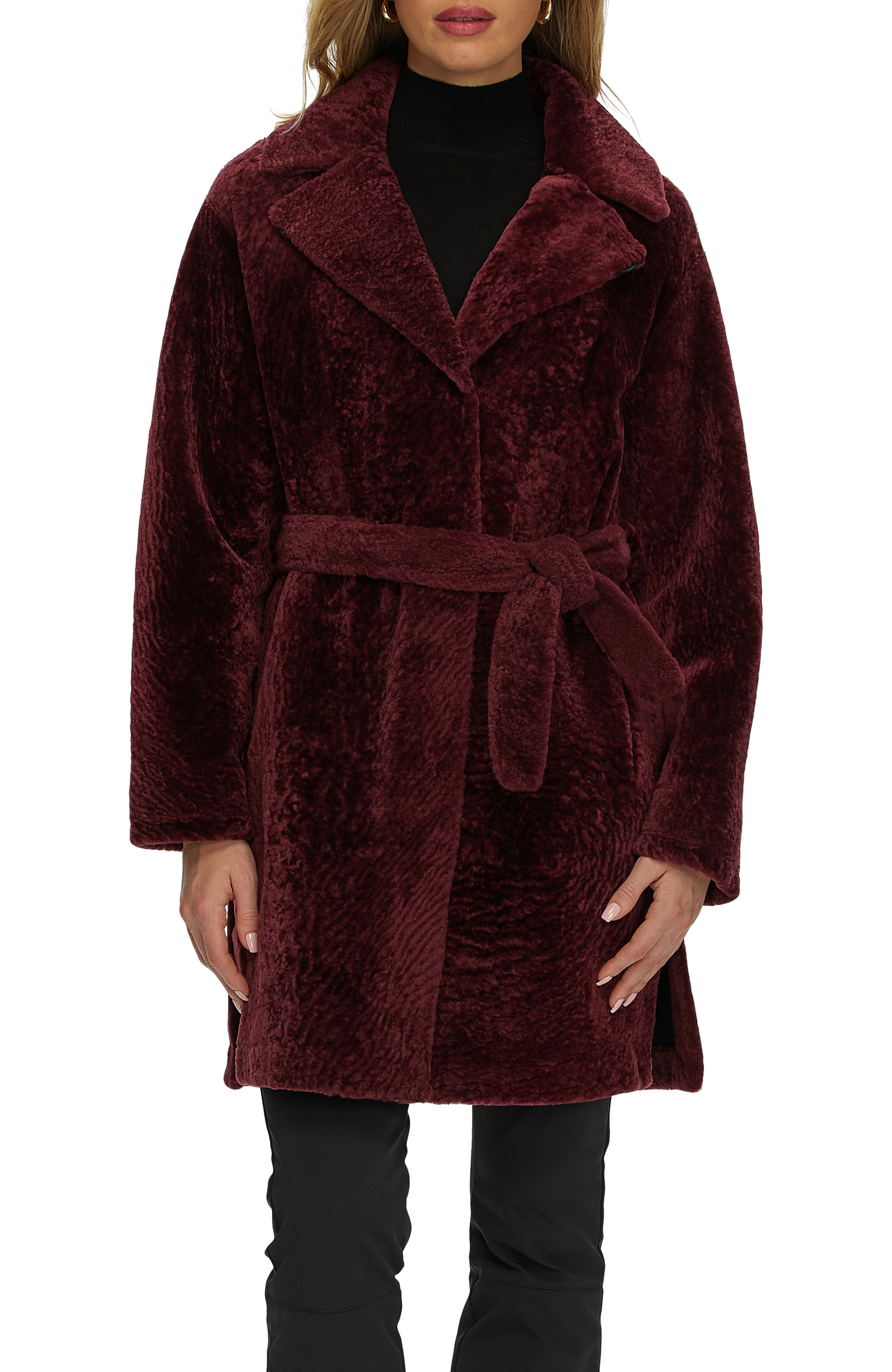 selected BURGUNDY/BLACK