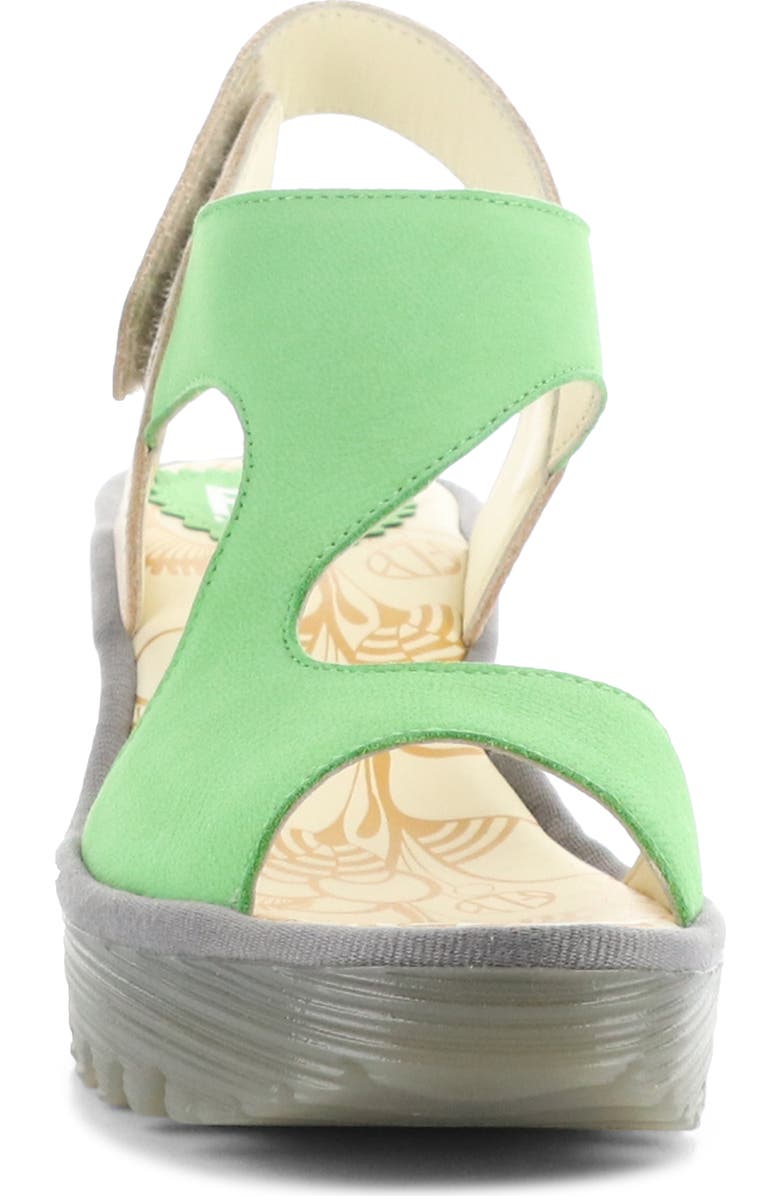 Fly London Yox Slingback Platform Wedge Sandal, Alternate, color, Pistachio