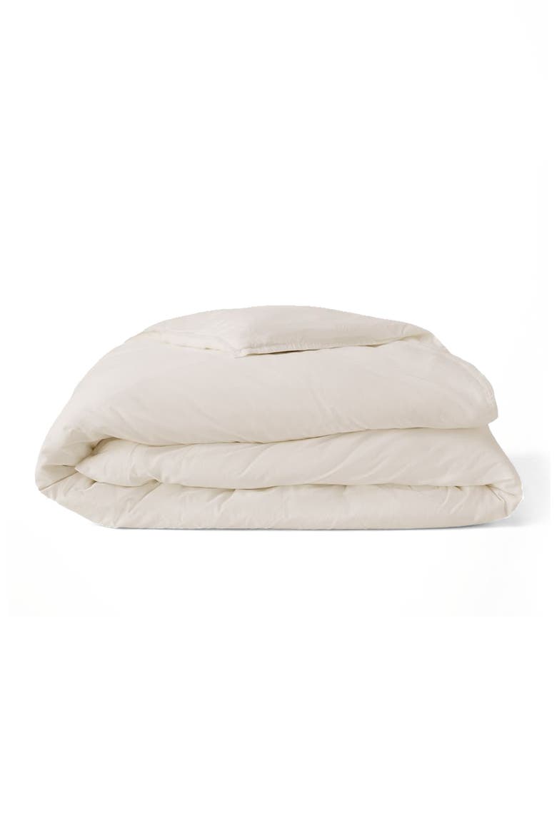Organic Room Service Sateen Duvet Cover, Alternate, color, Bone