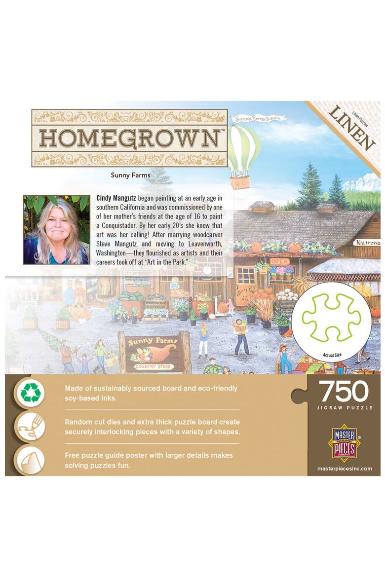 Sunny Farms 750 Piece Jigsaw Puzzle, Alternate, color, Multicolor