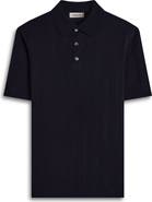 Bugatchi Textured Stripe Polo Sweater