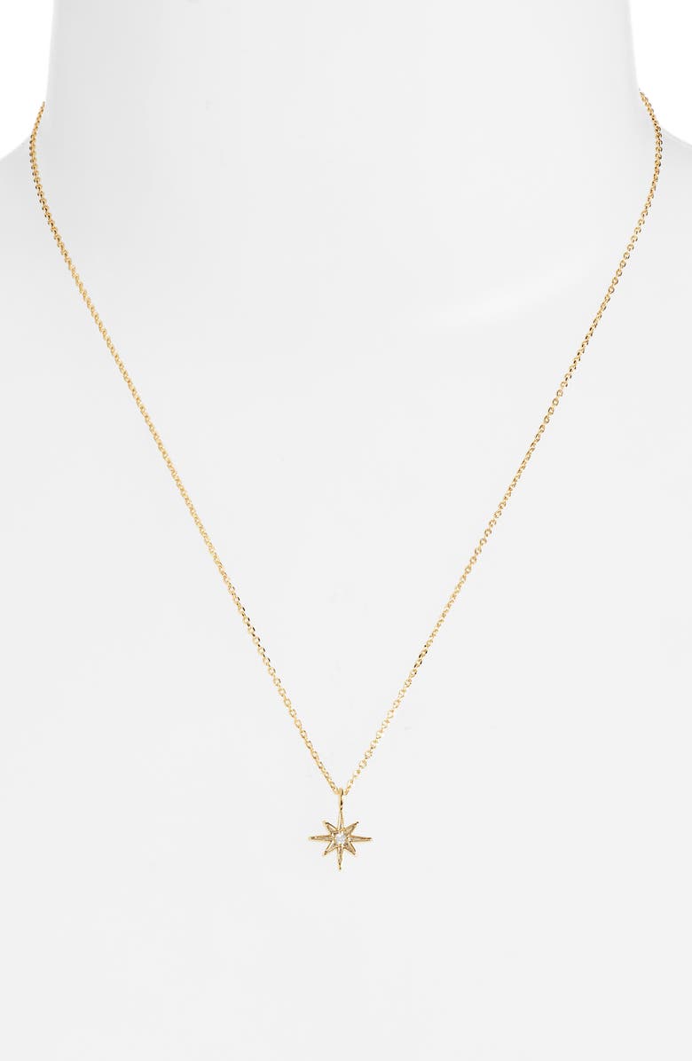 Estella Bartlett North Star Pendant Necklace, Alternate, color,