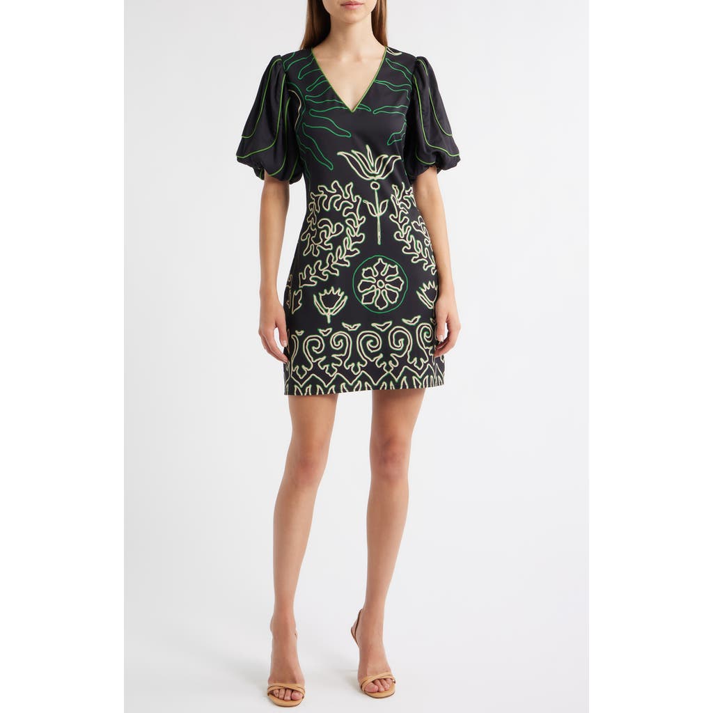 Ciebon Rochelle Floral Print Minidress In Multi