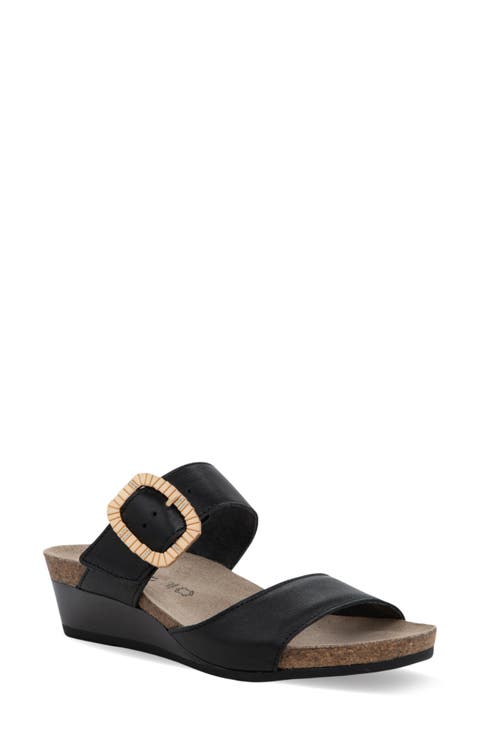 Magic Luxe Double Strap Platform Slide Sandal (Women)
