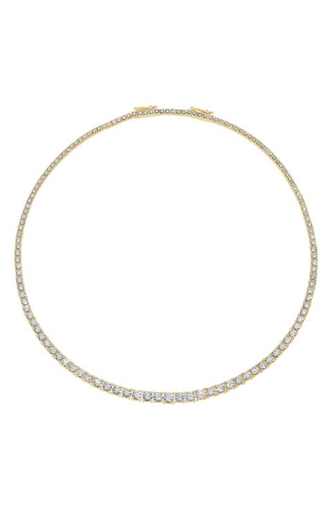 Isadora 18k Gold Eternity Necklace