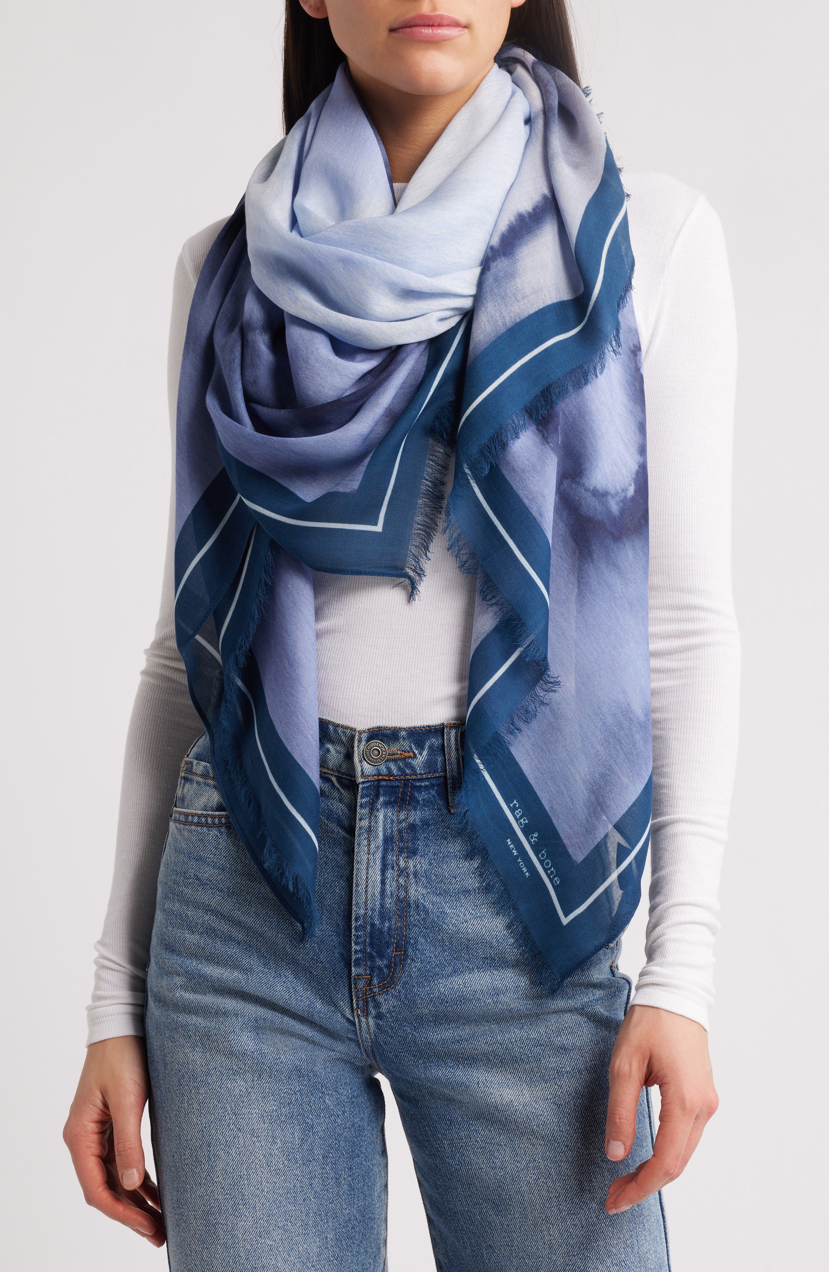 rag & bone Harlow Tie Dye Scarf
