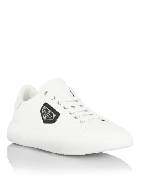 Leather Lo-Top Sneakers Iconic Plein Unisex