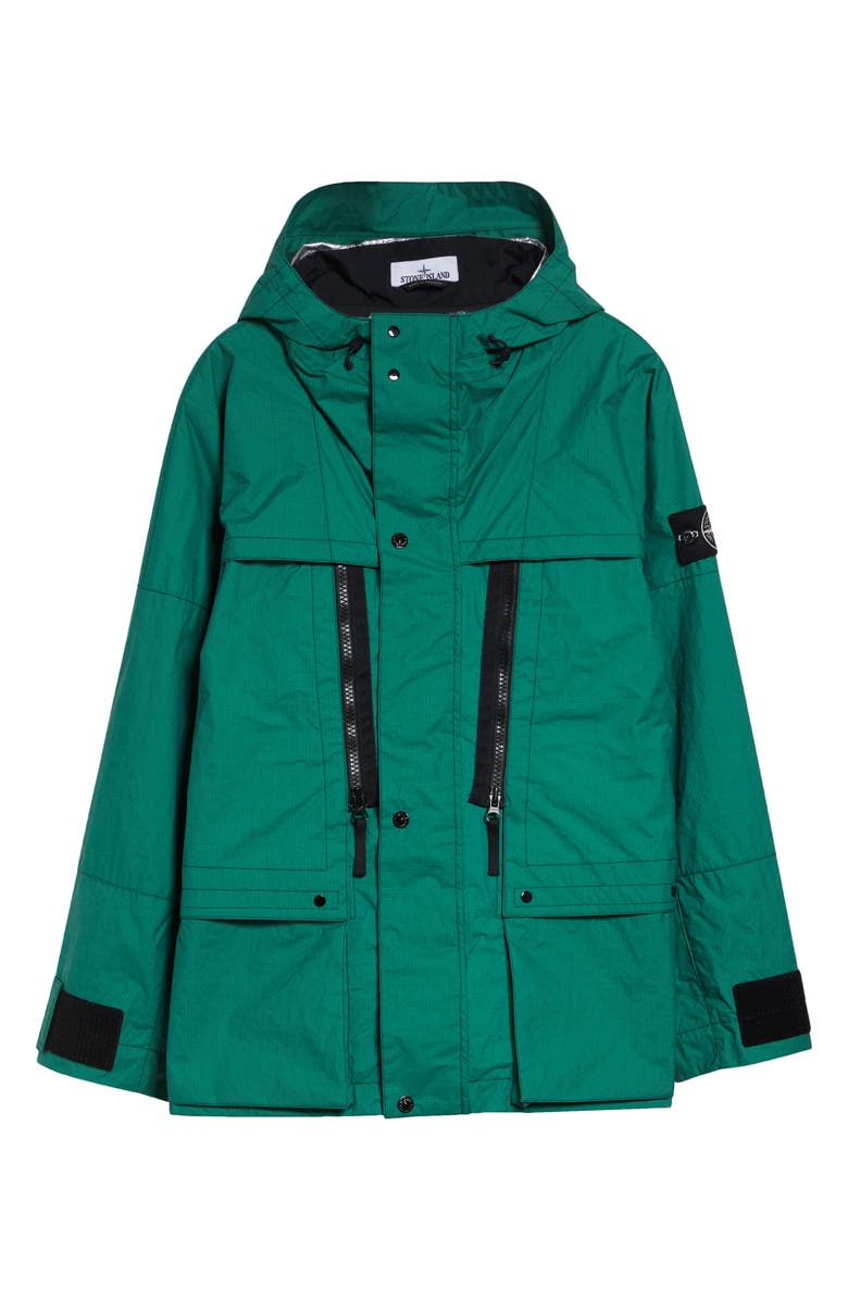 Stone Island Short Hooded Parka, Main, color, Malachite