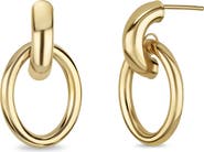 Bony Levy 14K Gold Circle Drop Earrings