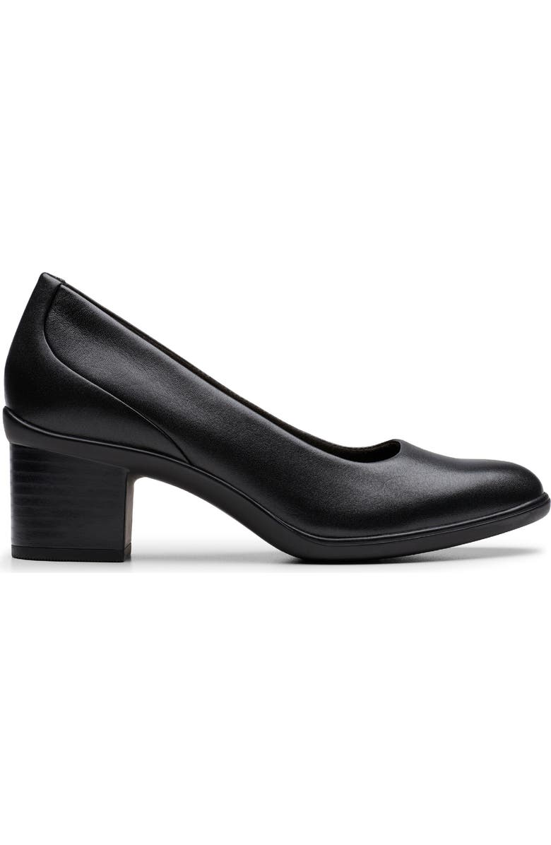 Clarks<sup>®</sup> Shaya Poppy Pump, Alternate, color, Black Leather
