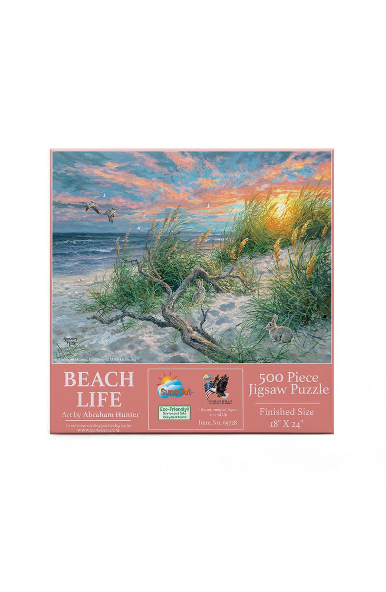 Sunsout Beach Life 500 piece Jigsaw Puzzle for Adults, Alternate, color, Multicolor