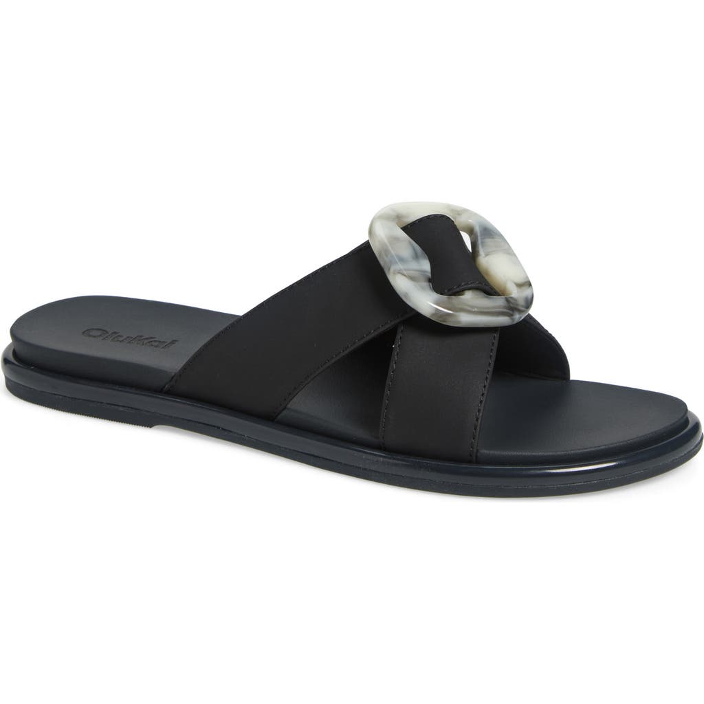 Olukai La'i Slide Sandal In Brown