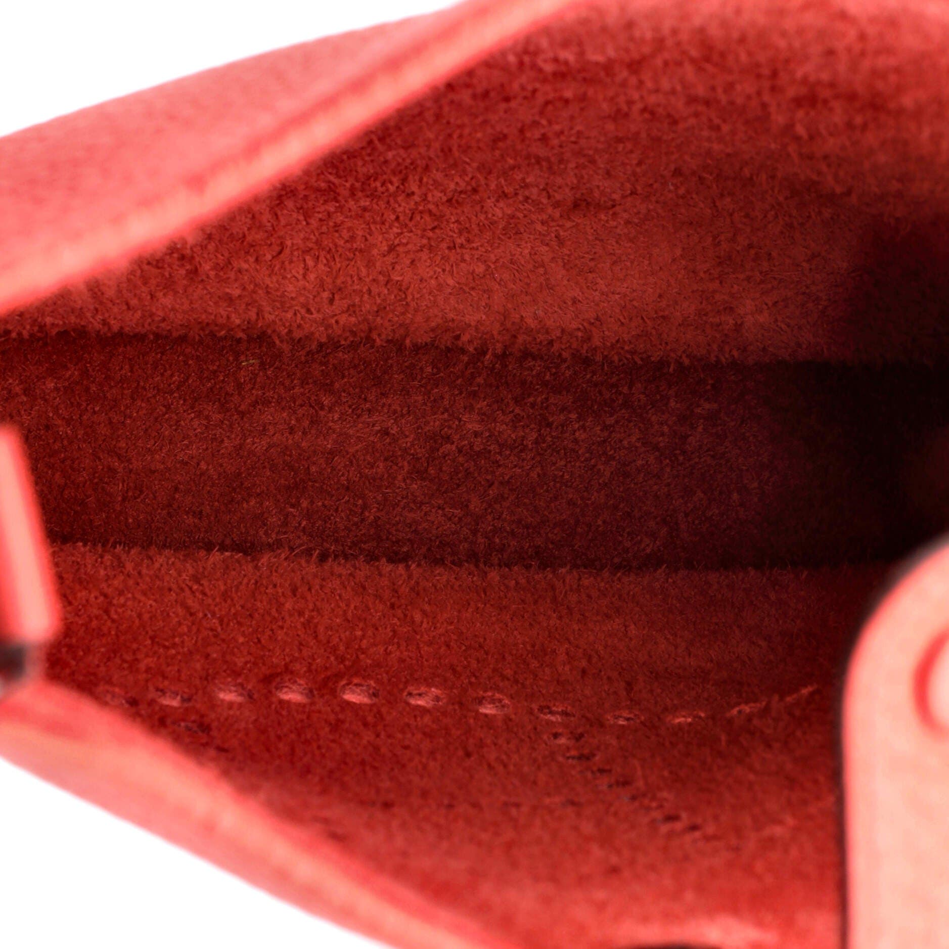 Pre-Owned Hermes Evelyne Bag Gen III Clemence TPM, Alternate, color, Rouge Pivoine